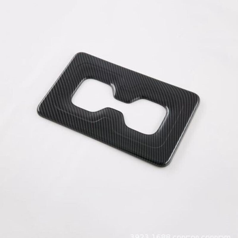 for Mitsubishi Outlander 2022 2023 Carbon Fiber Rear Water Cup Holder Cover Trim