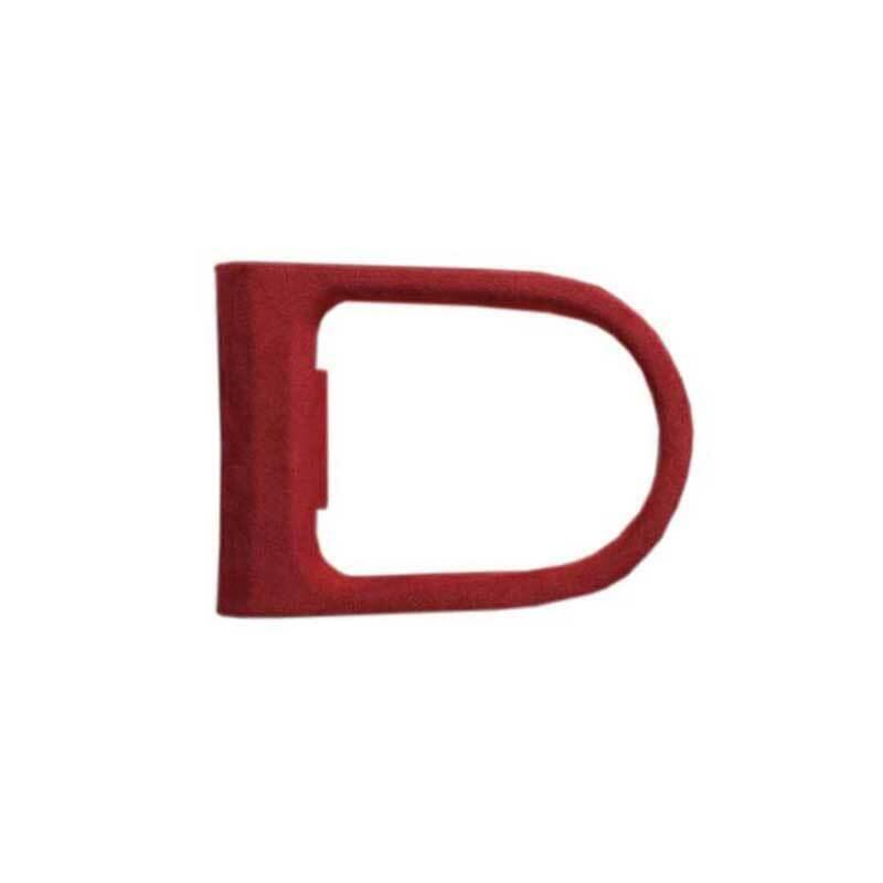 for Ford for Mustang 2015-2022 Red Suede Middle Console Gear Shift Frame Trim 1PCS
