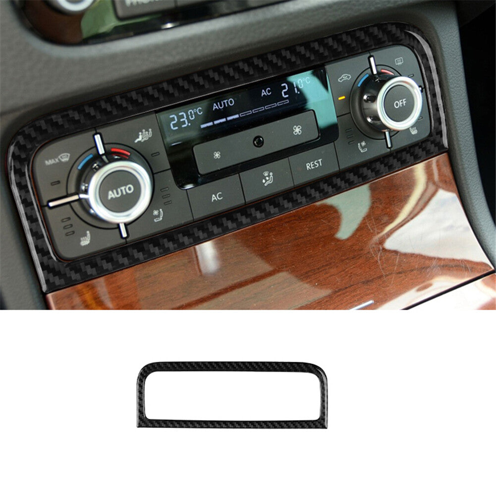 Carbon Fiber Air Conditioning Switch Trim for VW Touareg 2011-2018
