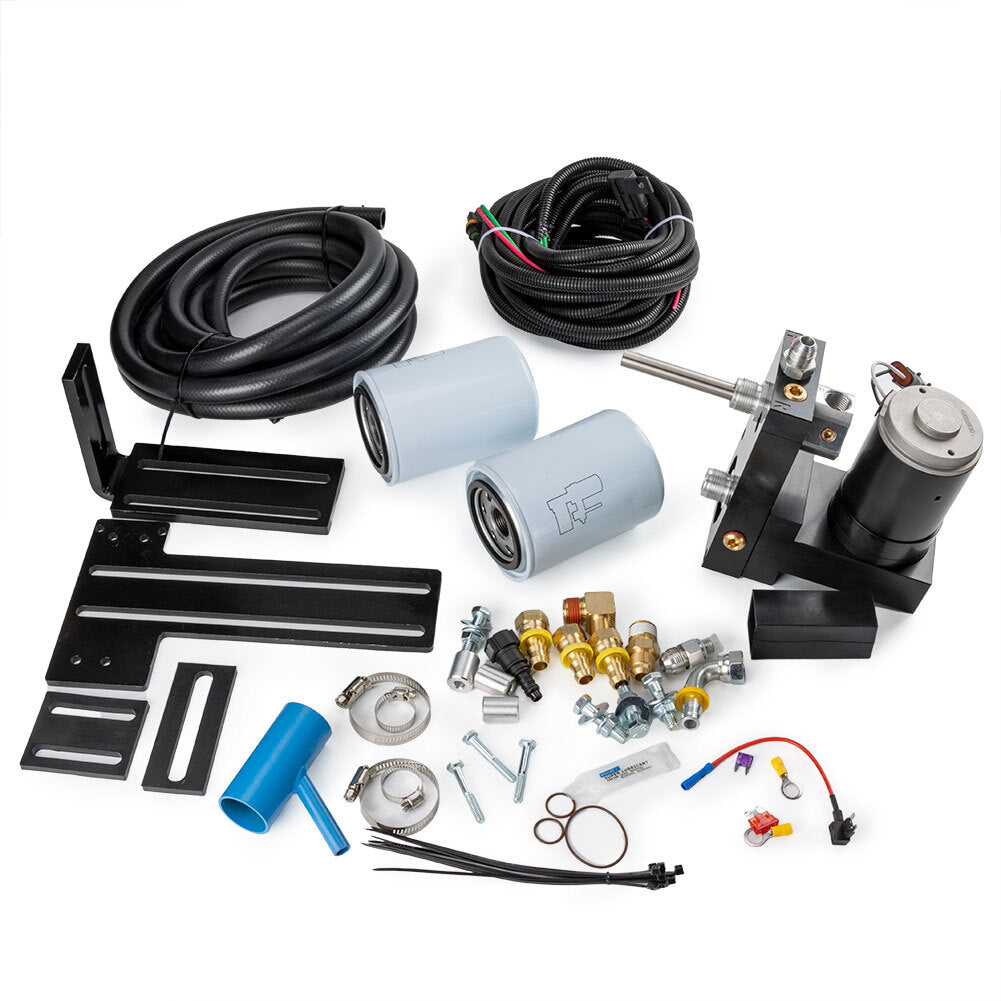 The TSD08165G 165GPH diesel fuel booster pump system is suitable for Dodge vehicles from 1998 to 2004.