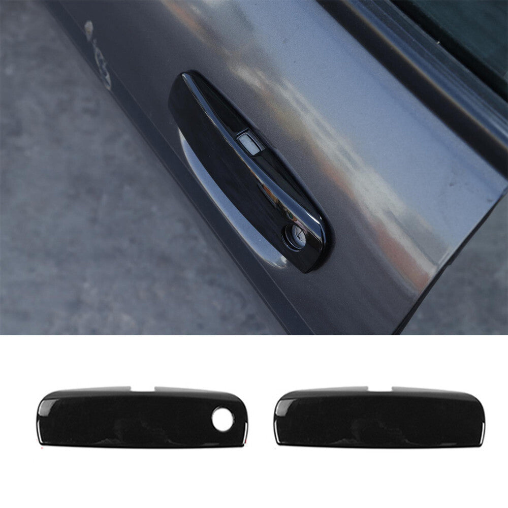 2¡ÁBlack ABS Side Door Handle Panel Trim for Dodge for Challenger 2012-23 Accessories