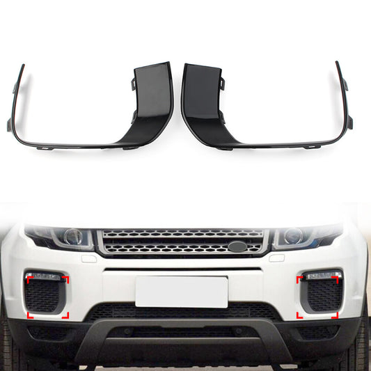 Pair Front Bumper Fog Light Trim for Land Rover for Range Rover Evoque L538 2016-19