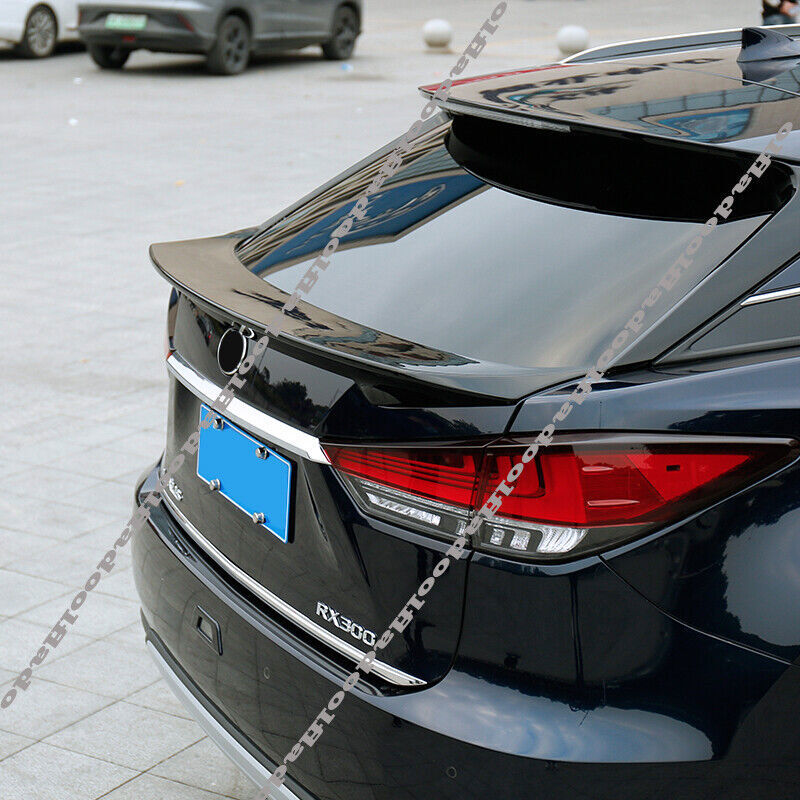 for Lexus RX350 450h 2016-22 Tail Gate Center Garnish Middle Wing Spoiler Black