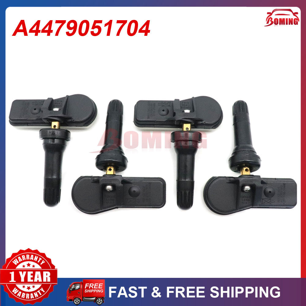 4x TPMS A4479051704 for Mercedes Vario V-Class Vito Tire Pressure Sensor 433MHz