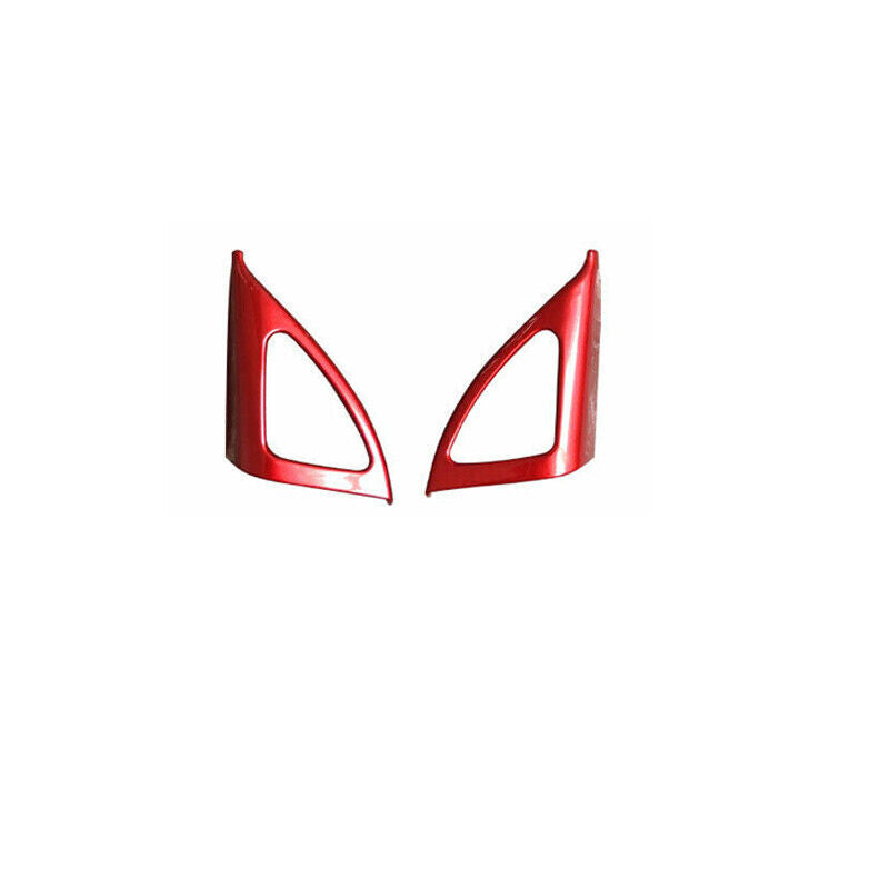 ABS RED Car A-Pillar Speaker Frame Cover Trim 2P Fit for Kia Forte/K3 2019-2023