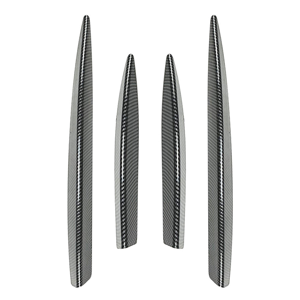 4x Front Fog Light Strips Air Intake Grille Cover Trim Carbon for Benz A Class