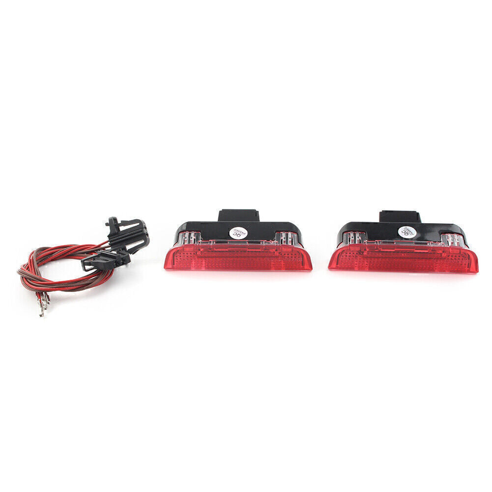 Premium White Red LED Side Door Courtesy Lights Fit for VW for Golf EOS for Jetta for Passat