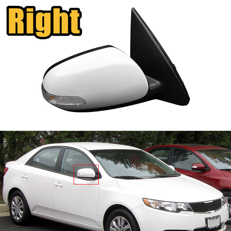 1 piece for Kia Forte 2009 2010 - 2013 right-hand power heated folding turn signal assembly