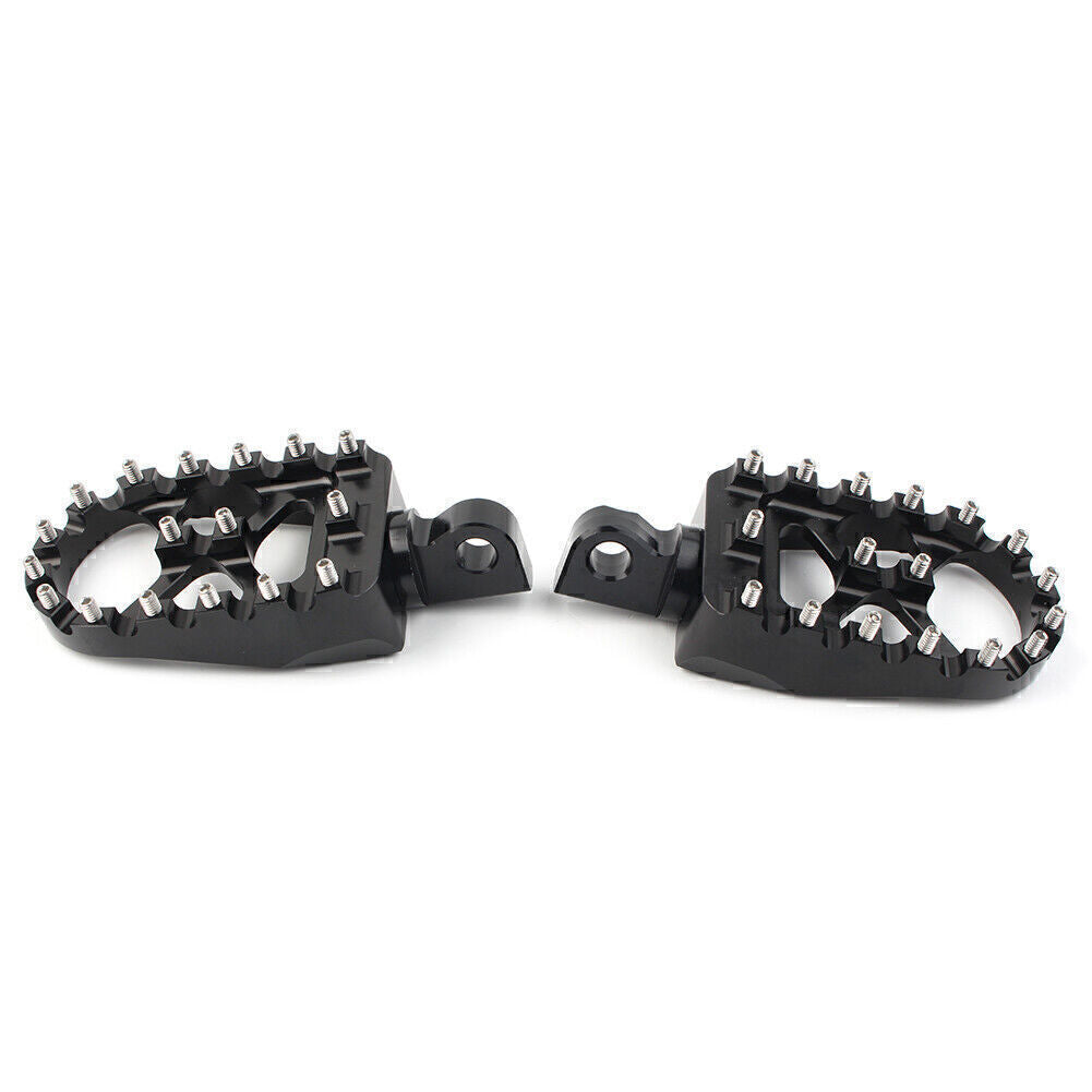 for Harley Dyna Sportster 883 Bobber Black Wide Fat Foot Pegs MX Style Footpegs