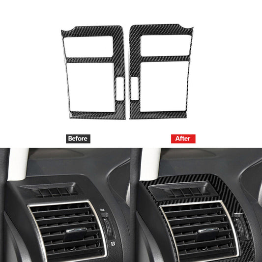 Carbon Fiber Air Vent Outlet Cover Trim for Toyota for Land Cruiser Prado 2010-2018