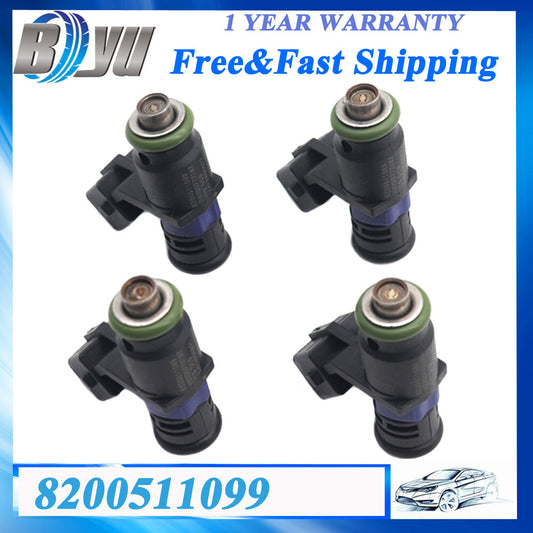 for Renault LAGUNA II MEGANE II 8200272182 8200511099 NEW Fuel Injector 4PCS NEW