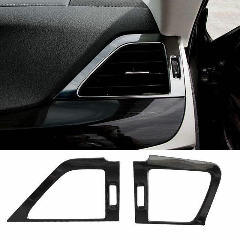 for Lexus GS350 450h 2016-2020 Black Titanium Console LR Air Outlet Vent Trim