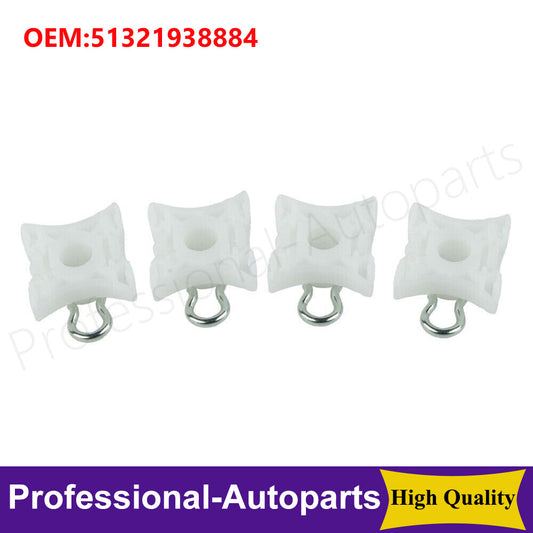 51321938884 4-piece window adjuster slider clip set suitable for 3 series E32/E34/E36