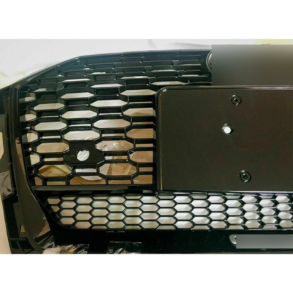 Front Bumper Grille Honeycomb Grill Fit for Audi A5 S5 2017-2020 RS5 Style Black