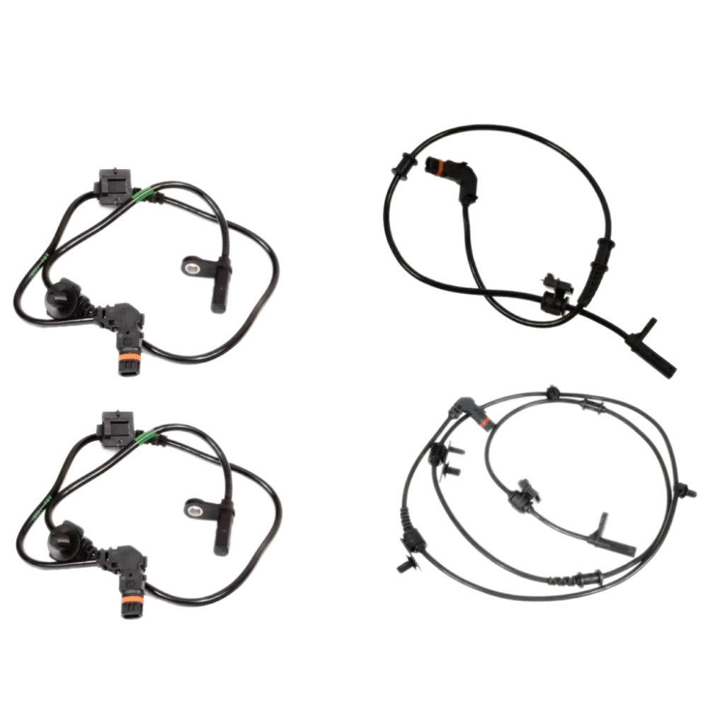 Set 4 ABS Wheel Speed Sensor Rear Front L R AWD Fit: for Chrysler 300 for Dodge Charger