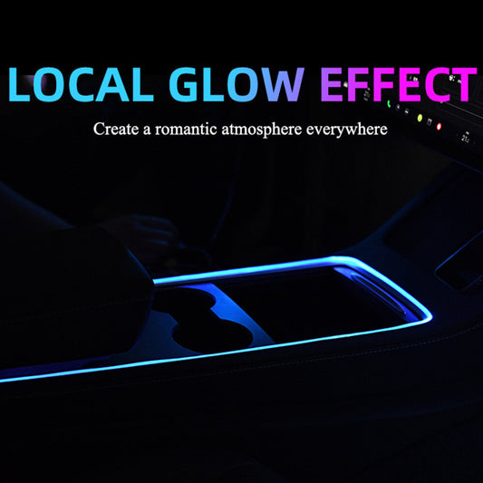 5M Multicolour Interior Car Lights Car LED Strip Light w/App RGB Lighting Kit