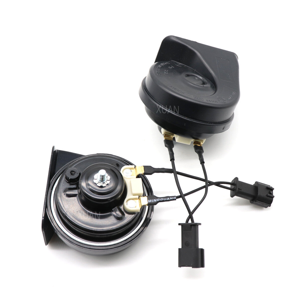 Suitable for Kia waterproof and dustproof loud car horns, 12V 110dB, Teflon coating technology.