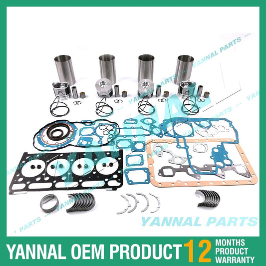V2403 V2403-M-DI-T Overhaul and Reconstruction Kit with Shims and Bearings for Kubota