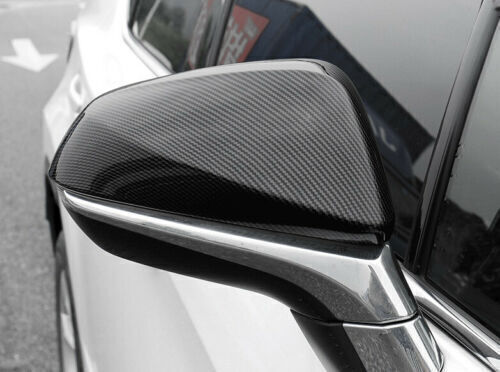 Carbon Fiber Side Door Rear View Mirror Cover Trim Cap for Lexus RX NX 2016-2022