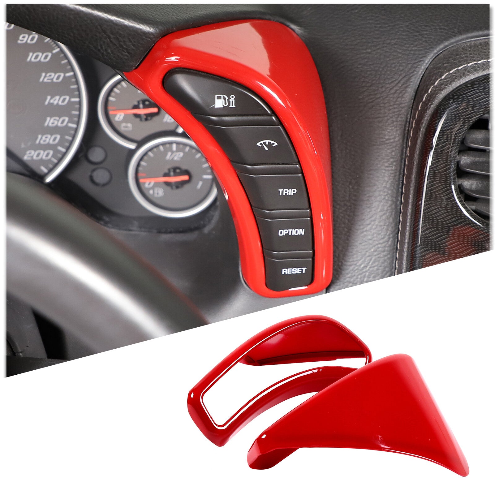 ABS carbon fiber window lifter switch frame decorative cover for Mazda MX-5 2016-2023