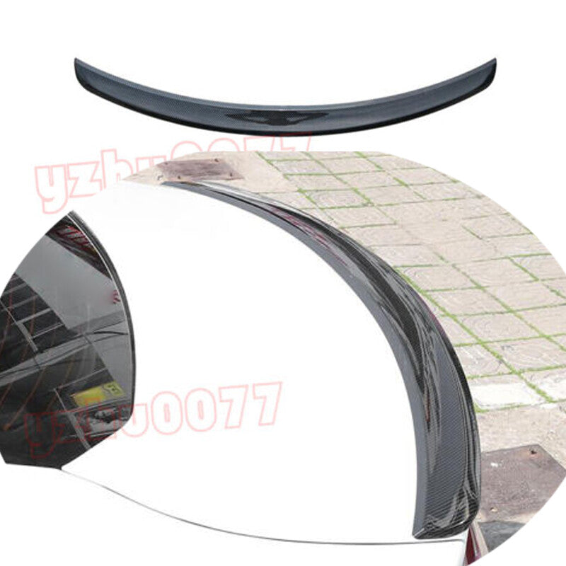 for Chevrolet 2016-21 Malibu ABS Carbon Fiber Rear Tail Trunk Spoiler Wing Lip
