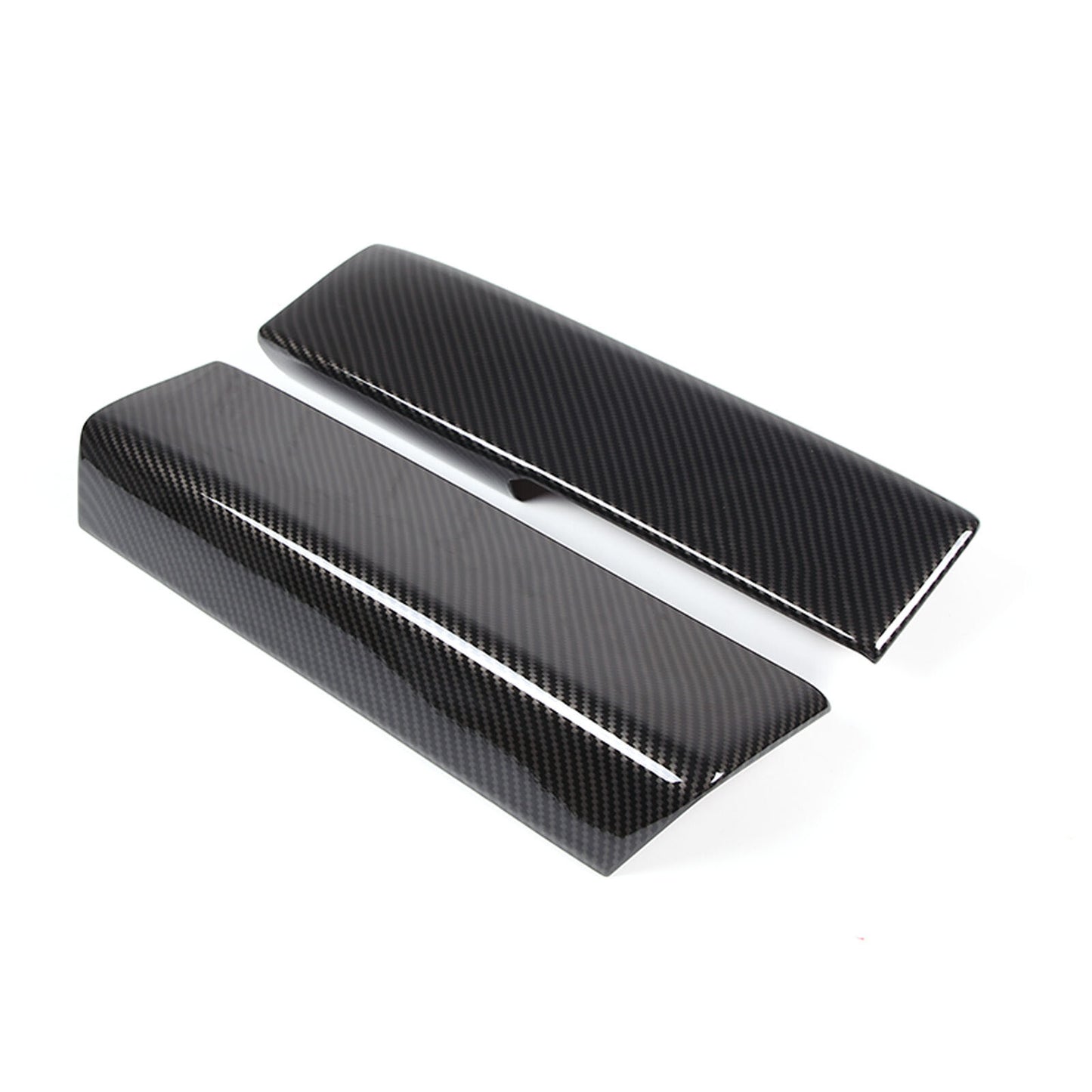Carbon fiber interior door slat decorative stickers for Corvette C6 2005 - 2013
