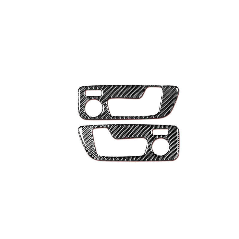 for BMW X3 2018-2021 Real Carbon Fiber for Seat Button Handle Panel Frame Cover Trim