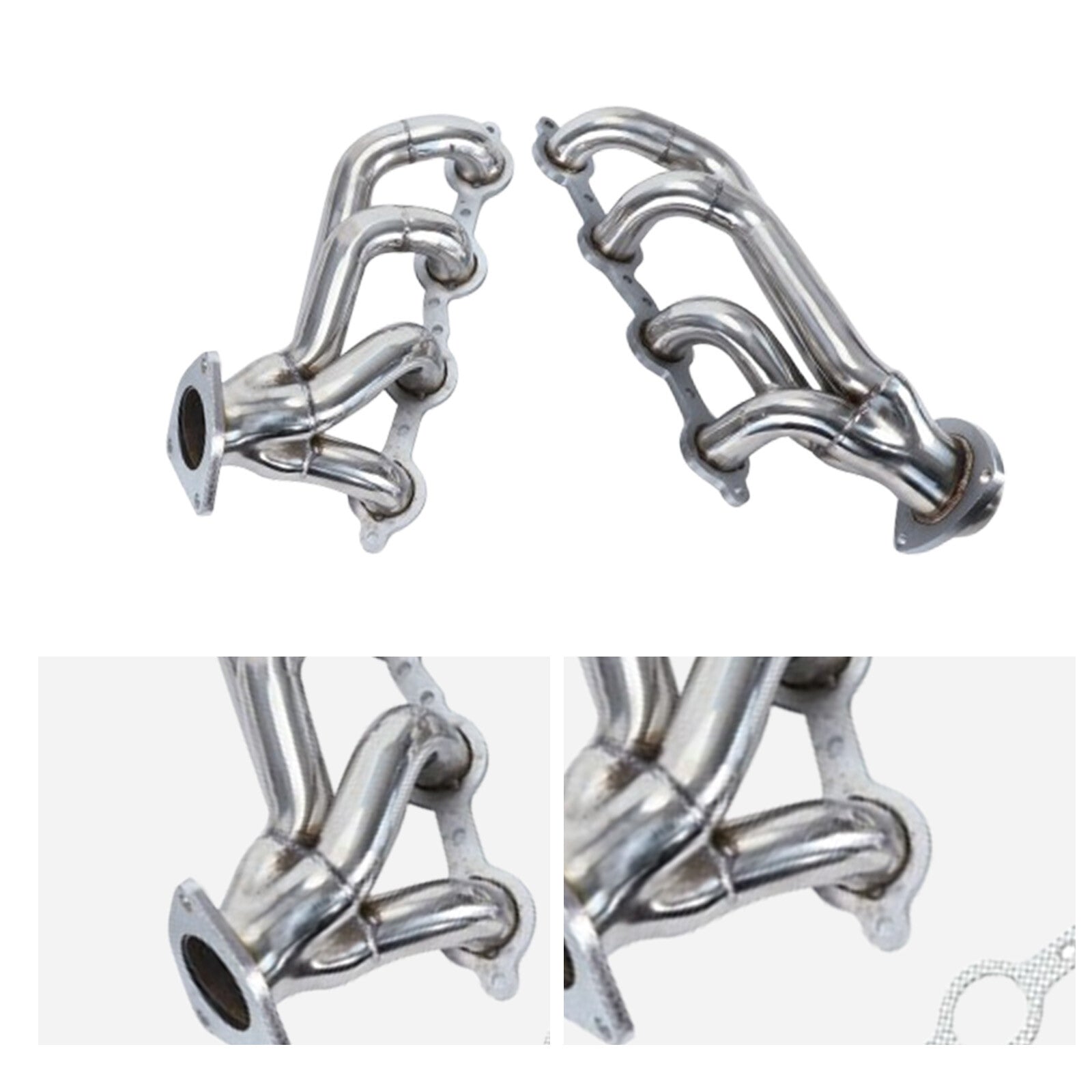 Shorty Exhaust Headers for 02-16 for Chevy Silverado 1500 2500HD/3500HD 4.8 5.3 6.Wb