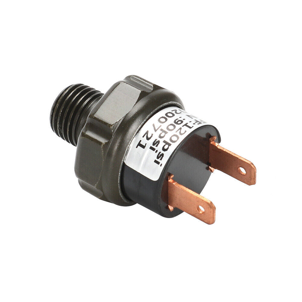 120-150PSI air pressure control switch, 1/4 inch thread NPT 12V, suitable for train horns (D-).