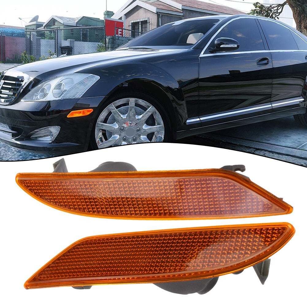 2x LED Front Bumper Side Marker Light For W221 S550 S600 2007-2009 SIDE LAMP