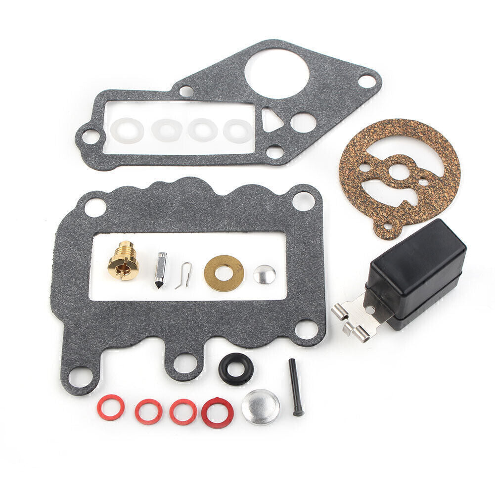 For Johnson Evinrude Outboard 9 1/2 HP 64-73 Carburetor Carb Kit w/Float 382048
