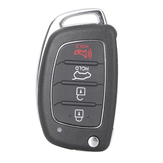 Keyless Remote Key Shell Case 4 Buttons Fit for Hyundai Santa Fe ix45 Fob 2013 2014
