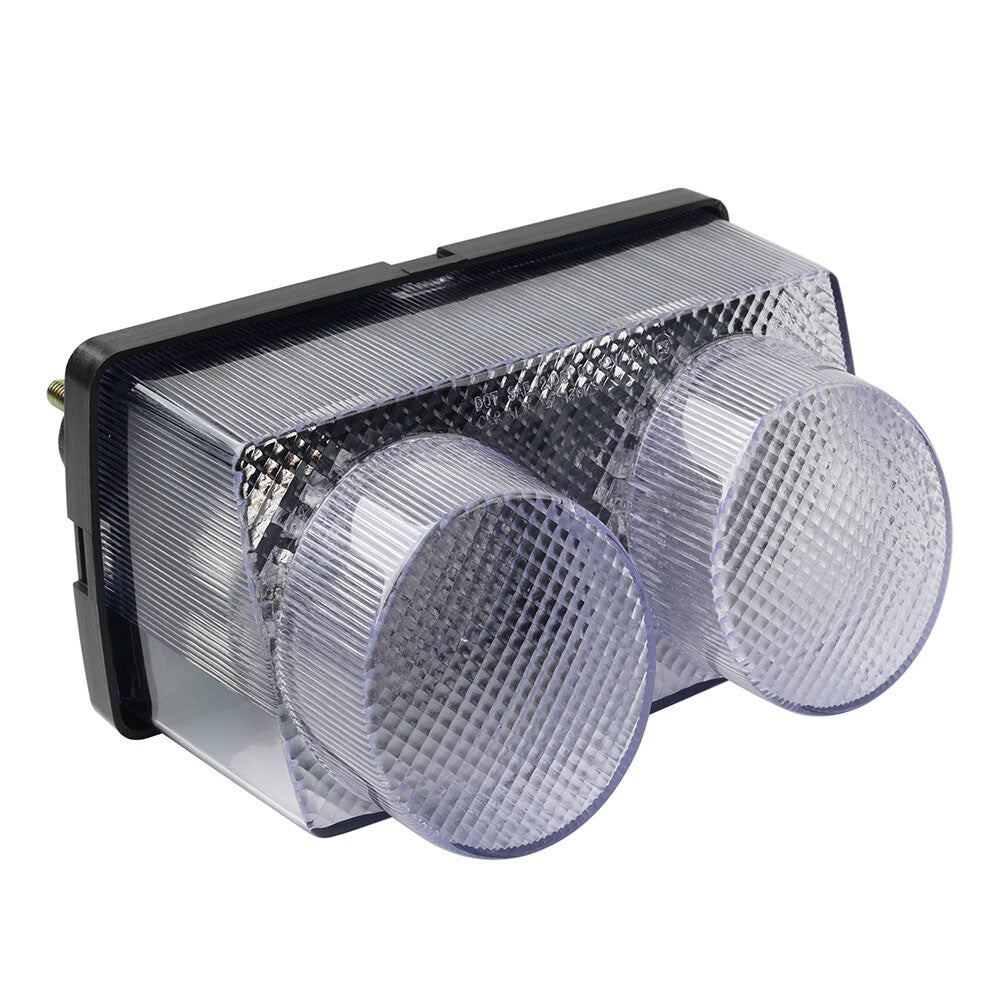 Motorcycle Clear Rear LED Tail Brake Lights Taillamp Fit for Yamaha YZF R1 1998-1999