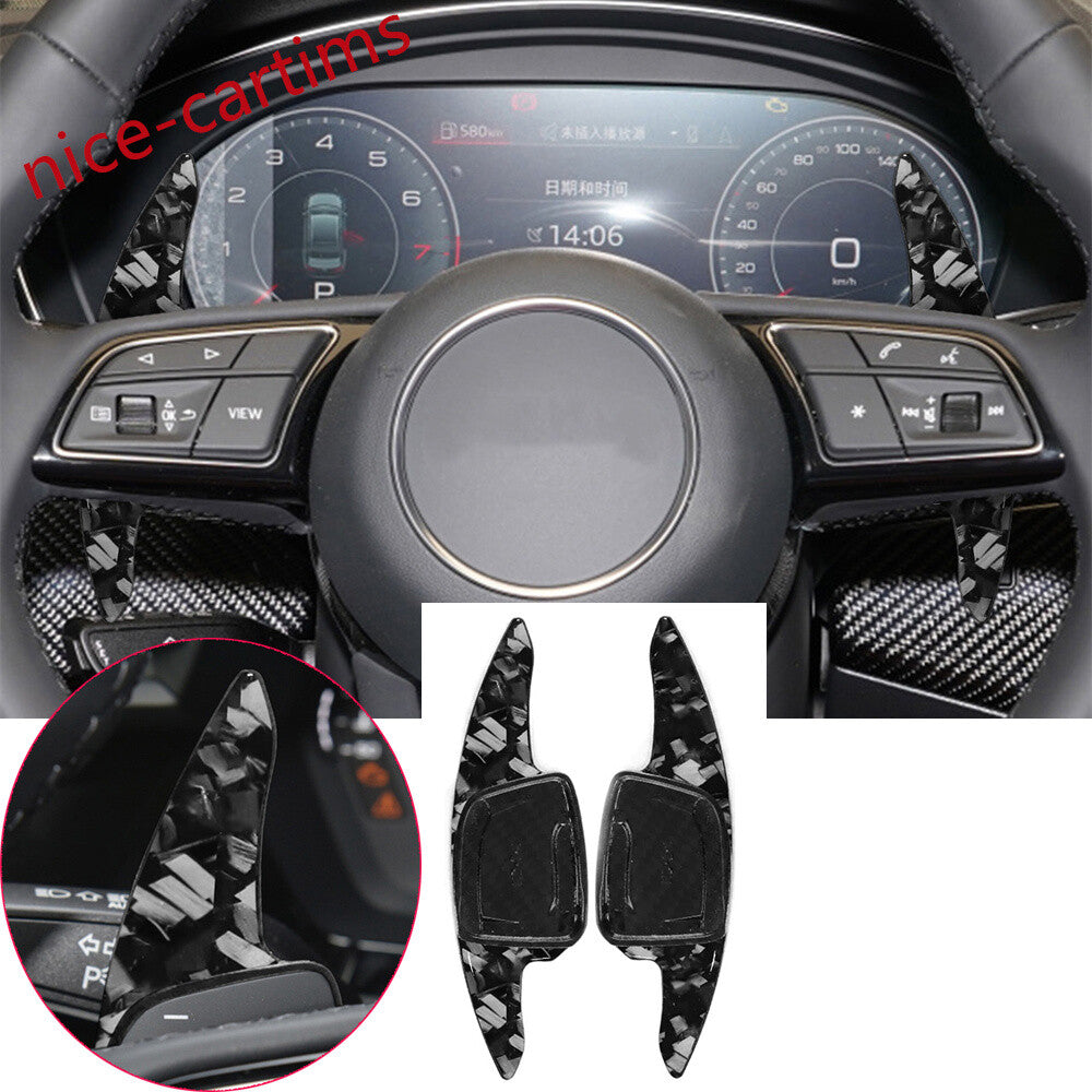 ABS/Forged Carbon Steering Wheel Shifter Paddle for Audi A3 A4 A5 S4S5 21-23Q3Q5