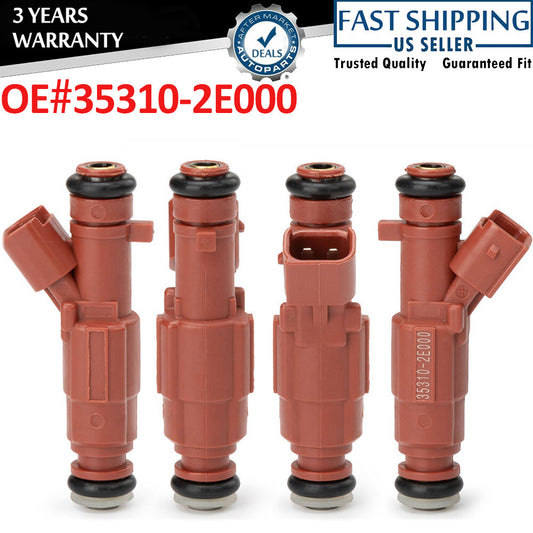 4X Fuel Injectors 35310-2E000 for Kia Forte 1.8L 2014-2015 for Hyundai for Elantra 2011