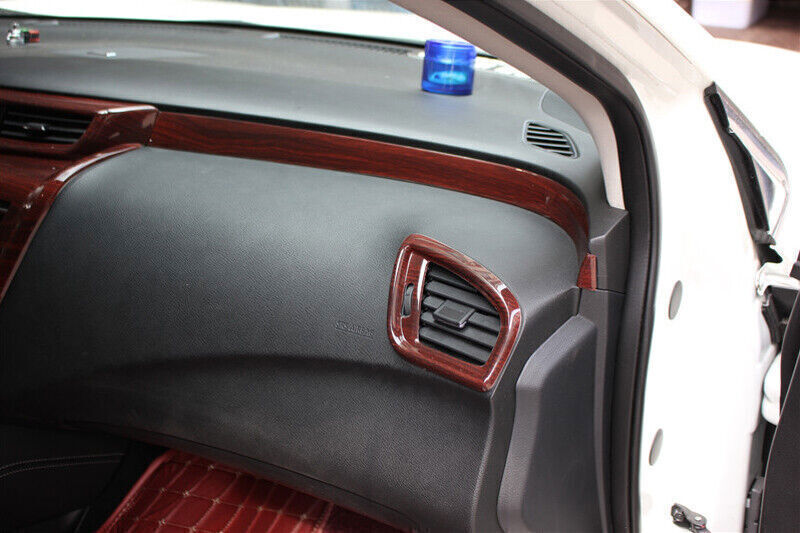 Middle Console Dashboard Strip Inner for Nissan Murano 2015-2021 Red Wood Grain