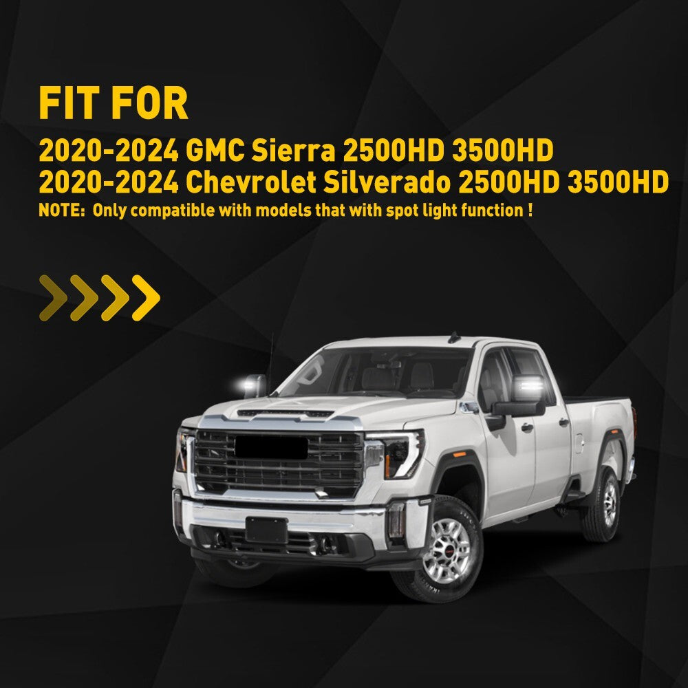 2 LED lights 2020-2024 for GMC for Sierra B