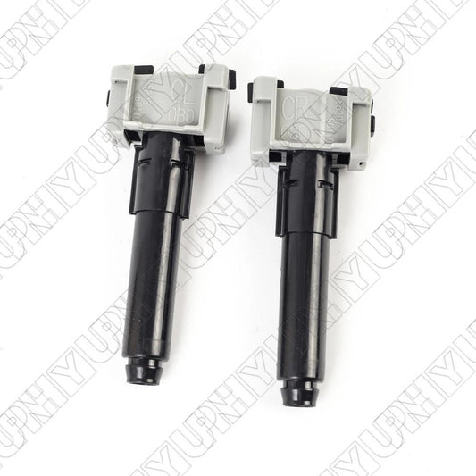 Left + Right Headlight Washer Nozzles For 16-19 for Toyota for Land Cruiser 200 V8 5.7L