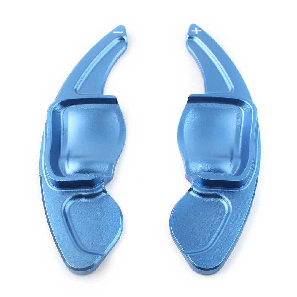 Blue Steering Wheel DSG Paddle Extension Shift Fit for VW for Golf for Jetta R MK5 MK6