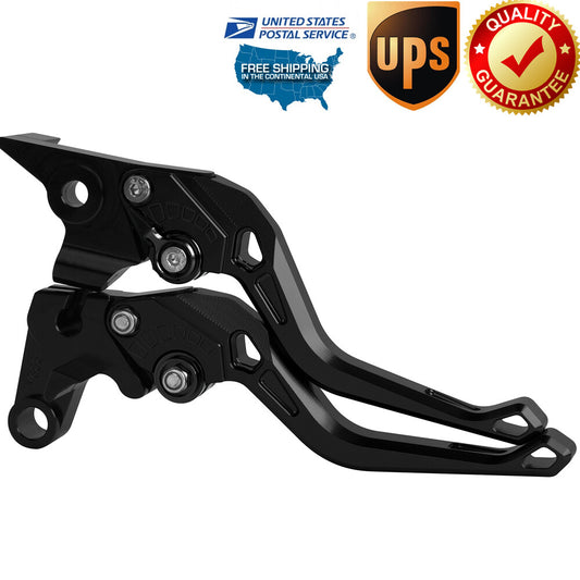 for Yamaha FZ6R 2009-2016 FZ8 2011-2016 CNC Short Clutch Brake Levers Rhombus US