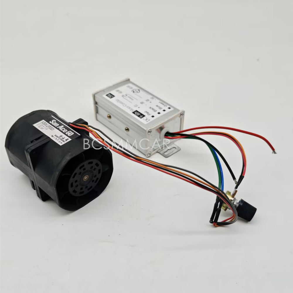 12V Car High Speed Electric Turbine Power Turbo Charger Tan Boost Air Intake Fan