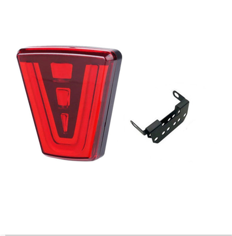 LED Car Rear Bumper Foglight Brake Tail Lights Red Lens Indicator Light F1 Style