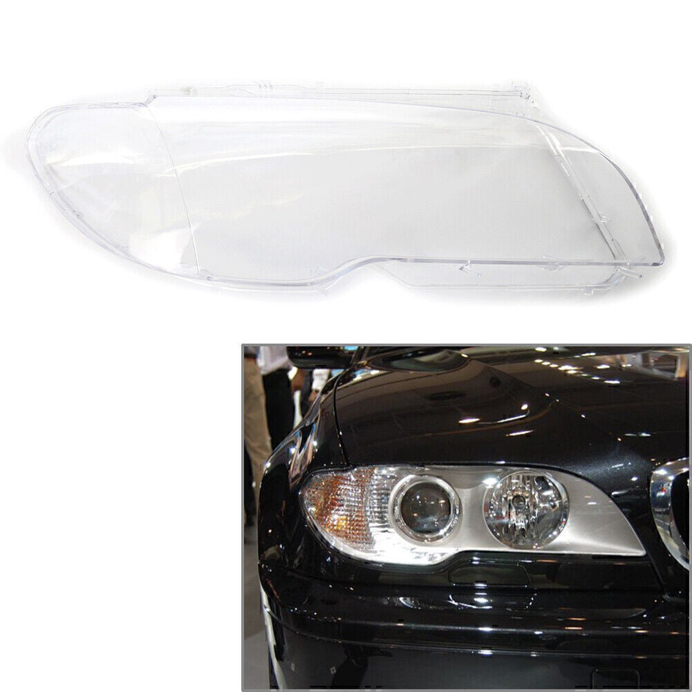 Right Headlight Headlamp Lens Cover for BMW E46 2DR Coupe 325ci 330ci 2003-2006