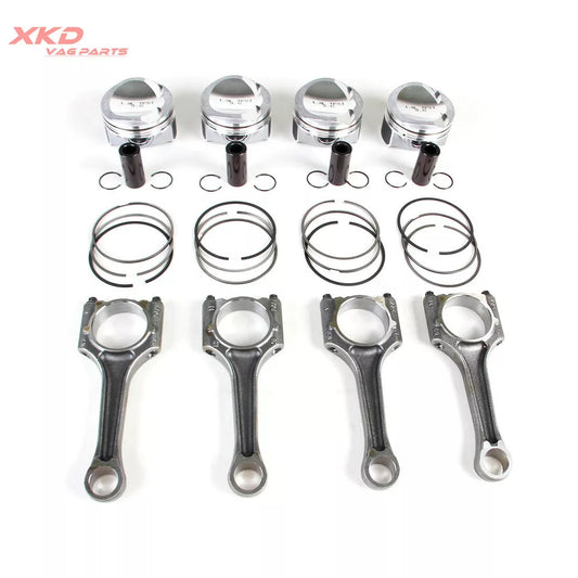 1.8T Piston Ring Assembly Con Rods 23MM Kit Fit for VW CC for Audi for A4 06H107065DF