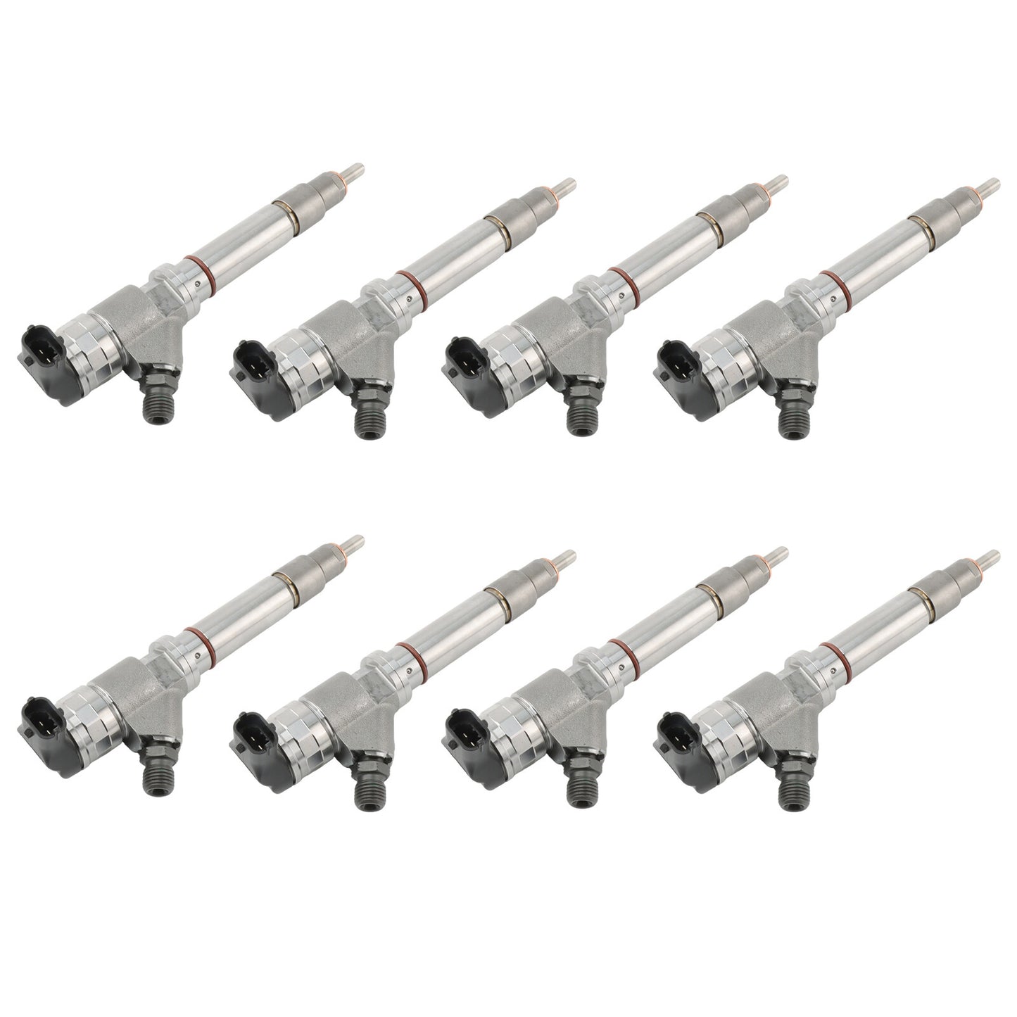 Set of 8 For 2004.5-2005 6.6L LLY GM for Chevrolet Duramax 97780144 Fuel Injectors