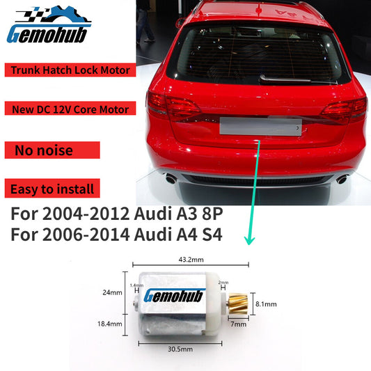 For 2004-2012 for Audi A3 8P 2006-2014 for Audi A4 S4 Cargo Boxes Trunk Lock Block Motor
