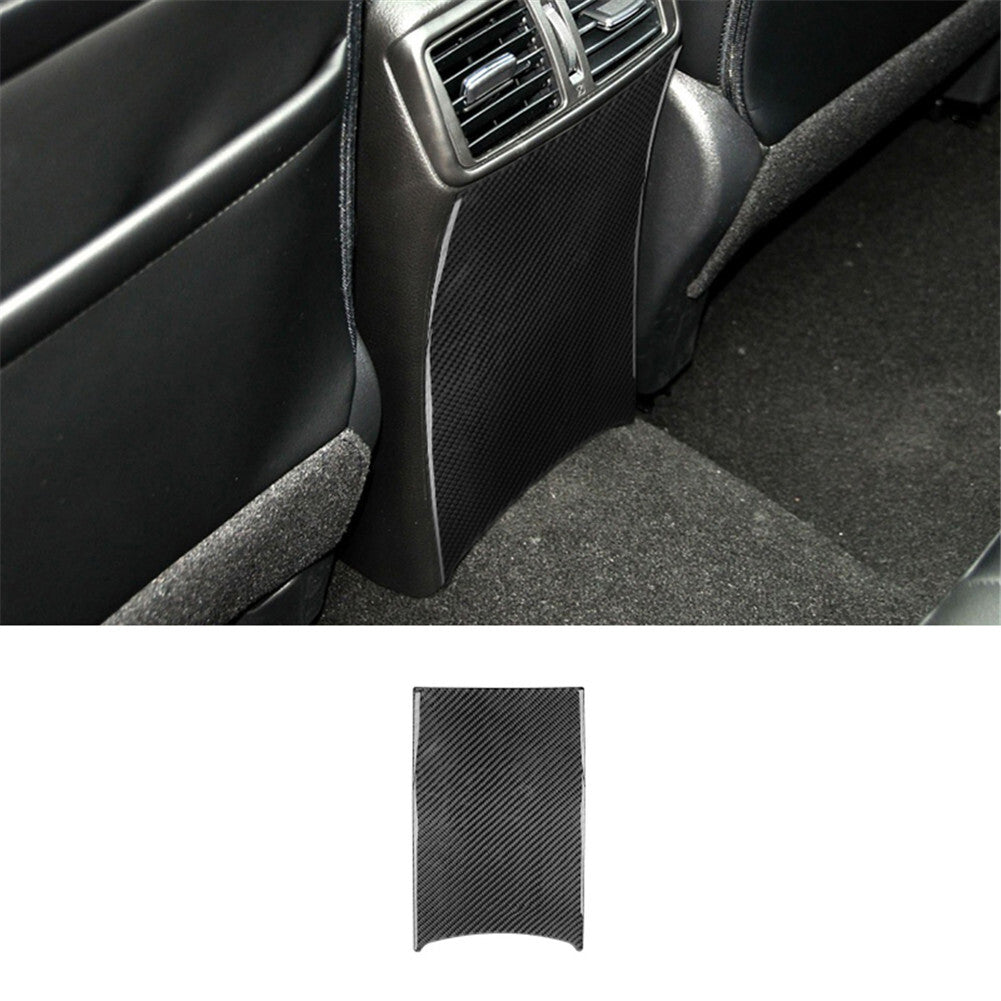 Carbon Fiber Rear Below Vent Outlet Panel Cover Trim for Nissan Rogue 2014-2016