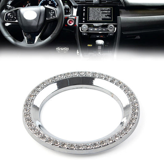 Start Engine Ignition Button Diamond Cover for Honda for Civic 10th Generation 16-21
