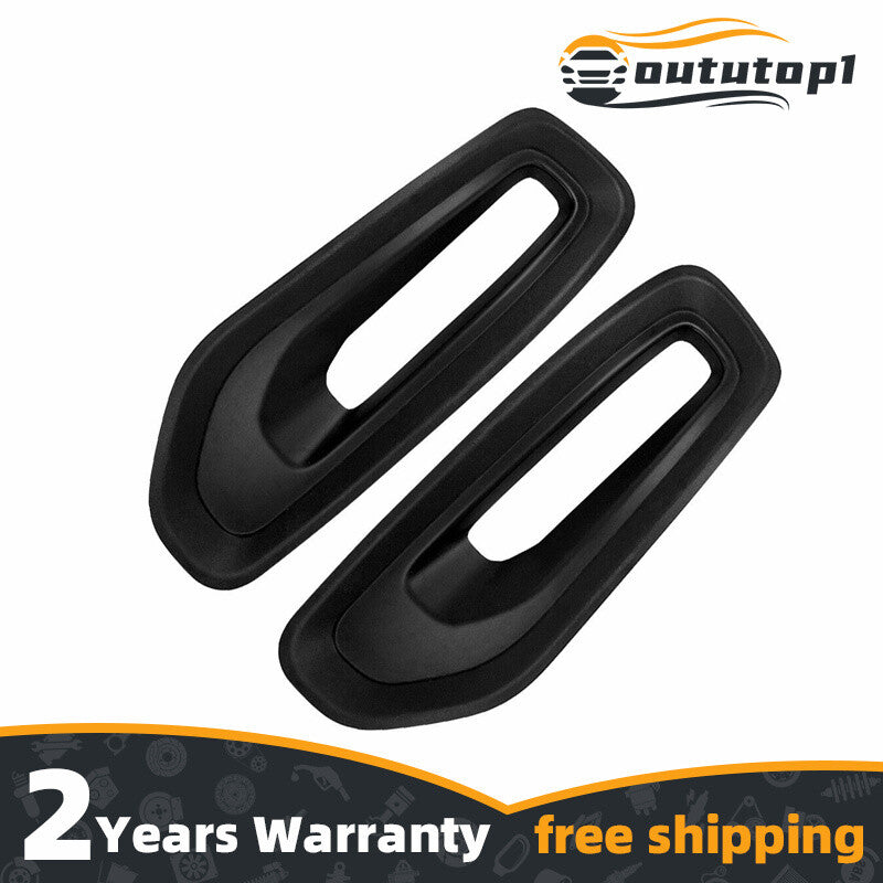 A pair of left and right front bumper fog light cover covers for 2019 - 2021 for Ram 1500