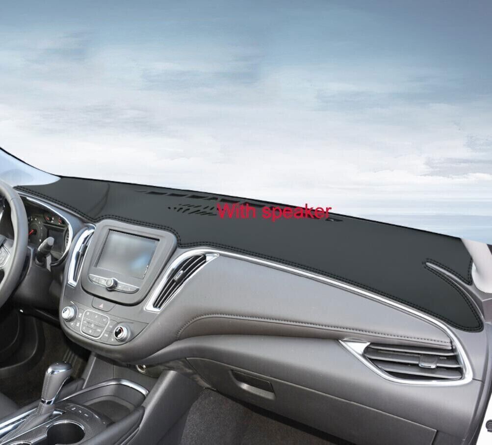for Chevy Malibu 2016-2024 Leather Front Dashboard Dash Cover Dashmat Mat Carpet